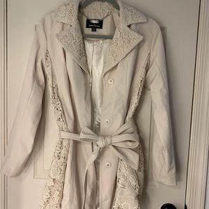Cream Lace Spring Jacket